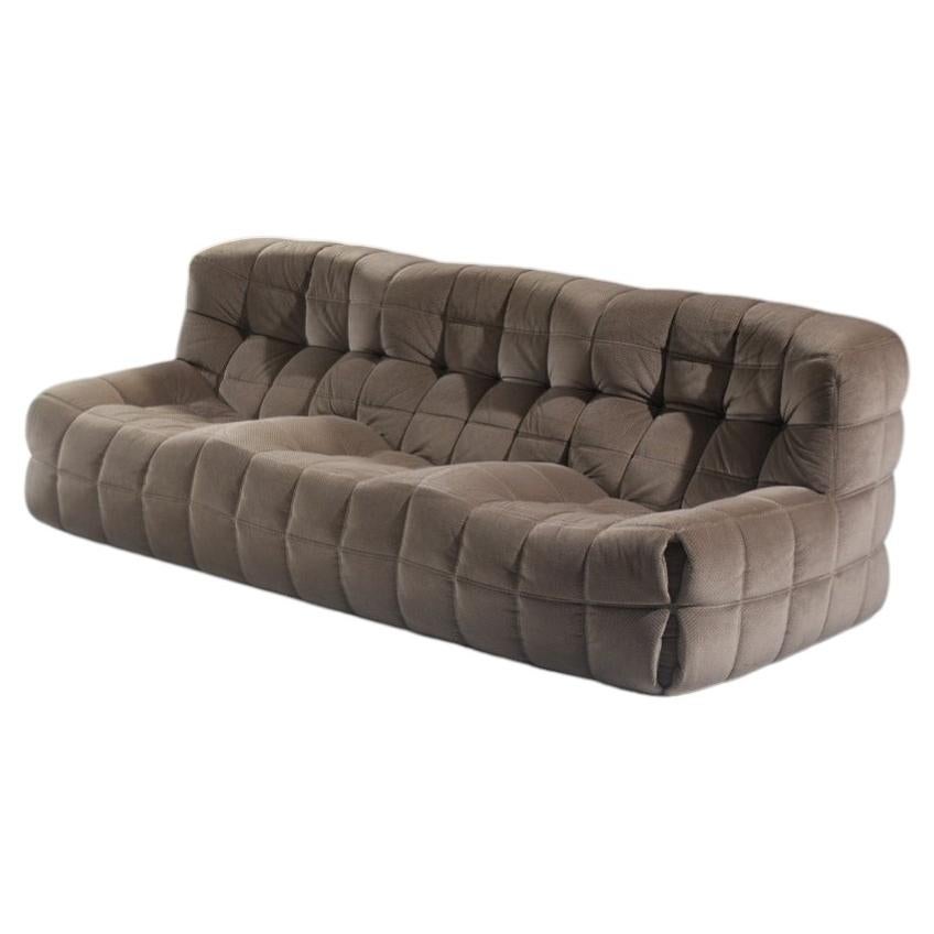 Stunning Kashima Sofa in original velvet by Michel Ducaroy for Ligne Roset 1980 For Sale