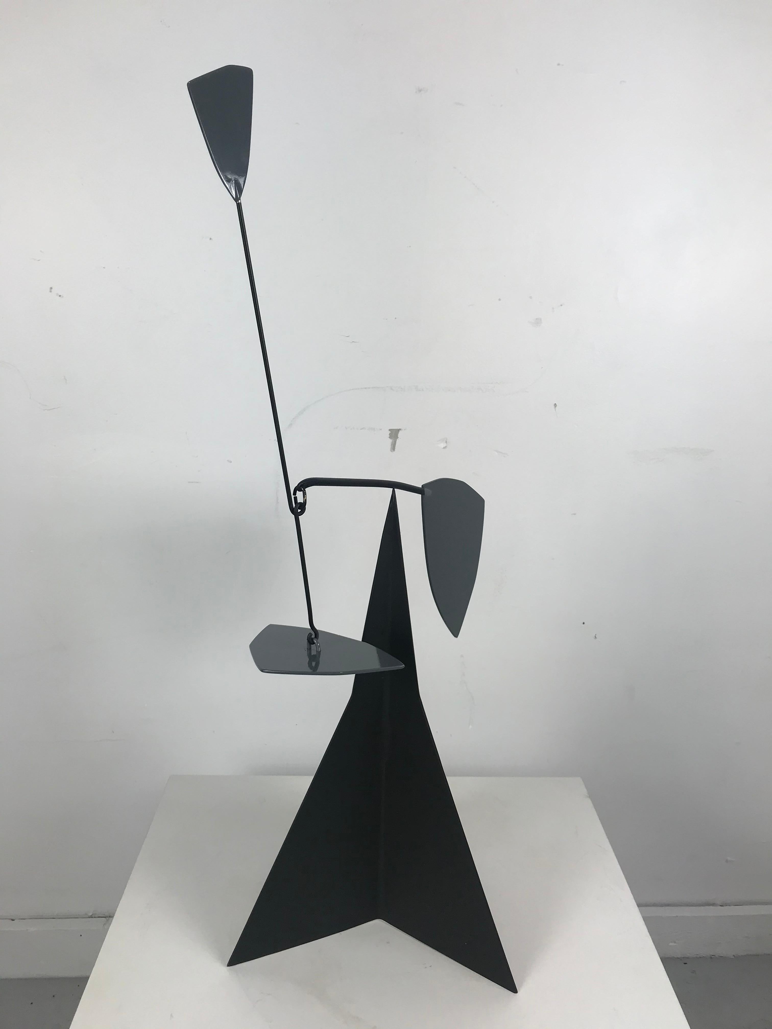 Mid-Century Modern Stunning Kinetic Modernist Stabile Sculpture by Graham Mitchell Sears