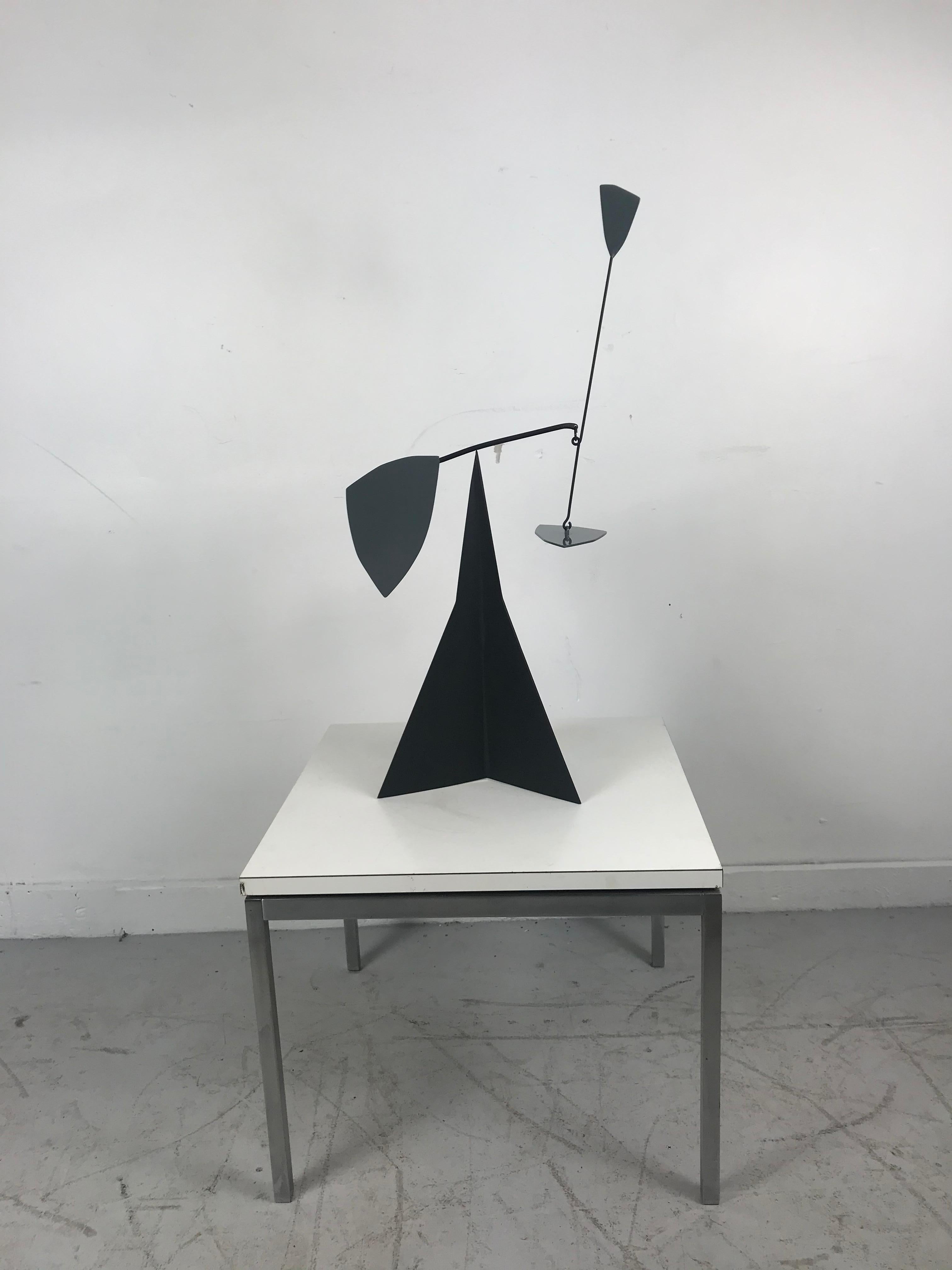 Stunning Kinetic Modernist Stabile Sculpture by Graham Mitchell Sears In Excellent Condition In Buffalo, NY