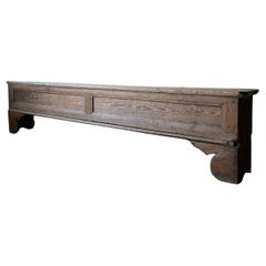 Stunning 'Kistbänk' Bench ca 1750 from Dalarna, Sweden