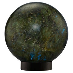 Stunning Labradorite sphere Table top Sculpture decorative object