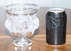 Stunning Lalique Crystal Dampierre Bird Vase Designed in 1948 by Marc Lalique