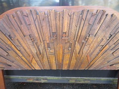 Stunning Lane Brutalist Queen Headboard Pueblo Collection Mid-Century Modern