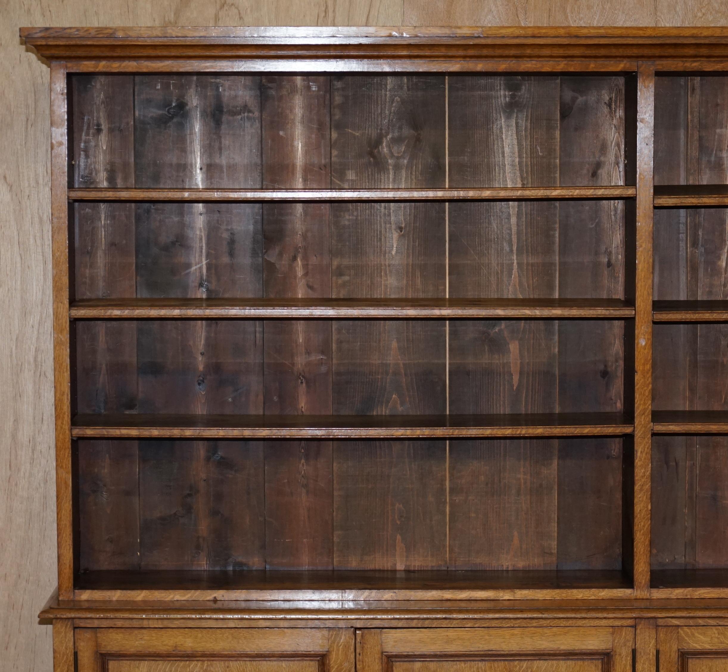 antique library bookcase