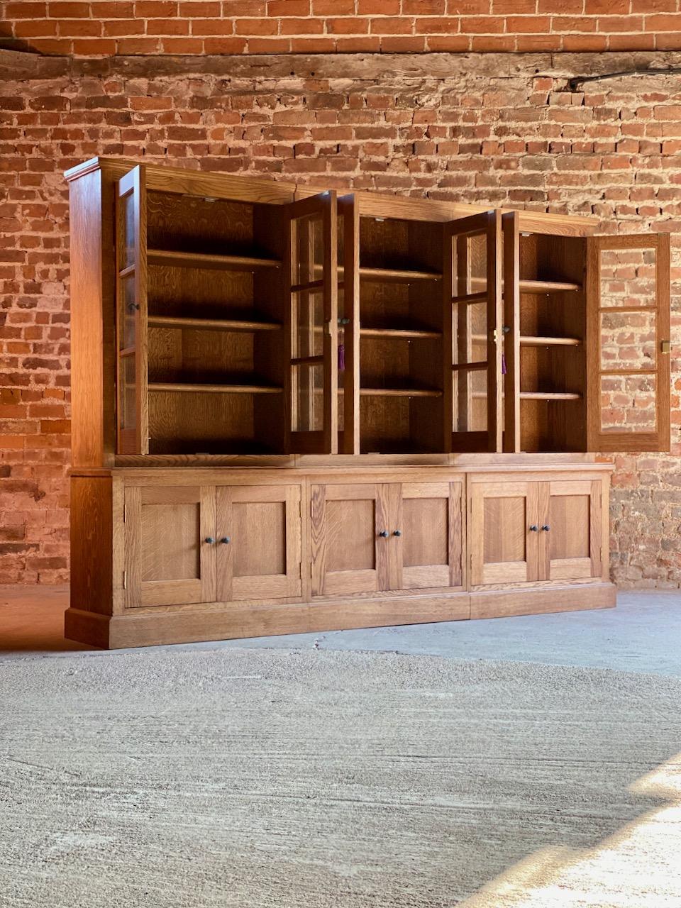 Stunning Large Apothecary Bookcase Display Cabinet, Late 20th Century 5