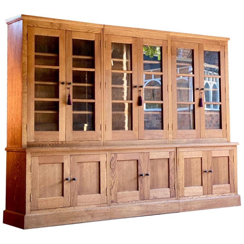 Stunning Large Apothecary Bookcase Display Cabinet, Late 20th Century