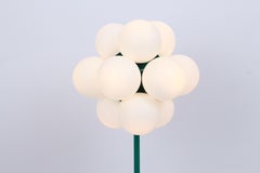 Stunning Large Green Floor Lamp by Kaiser, Germany, 1970s