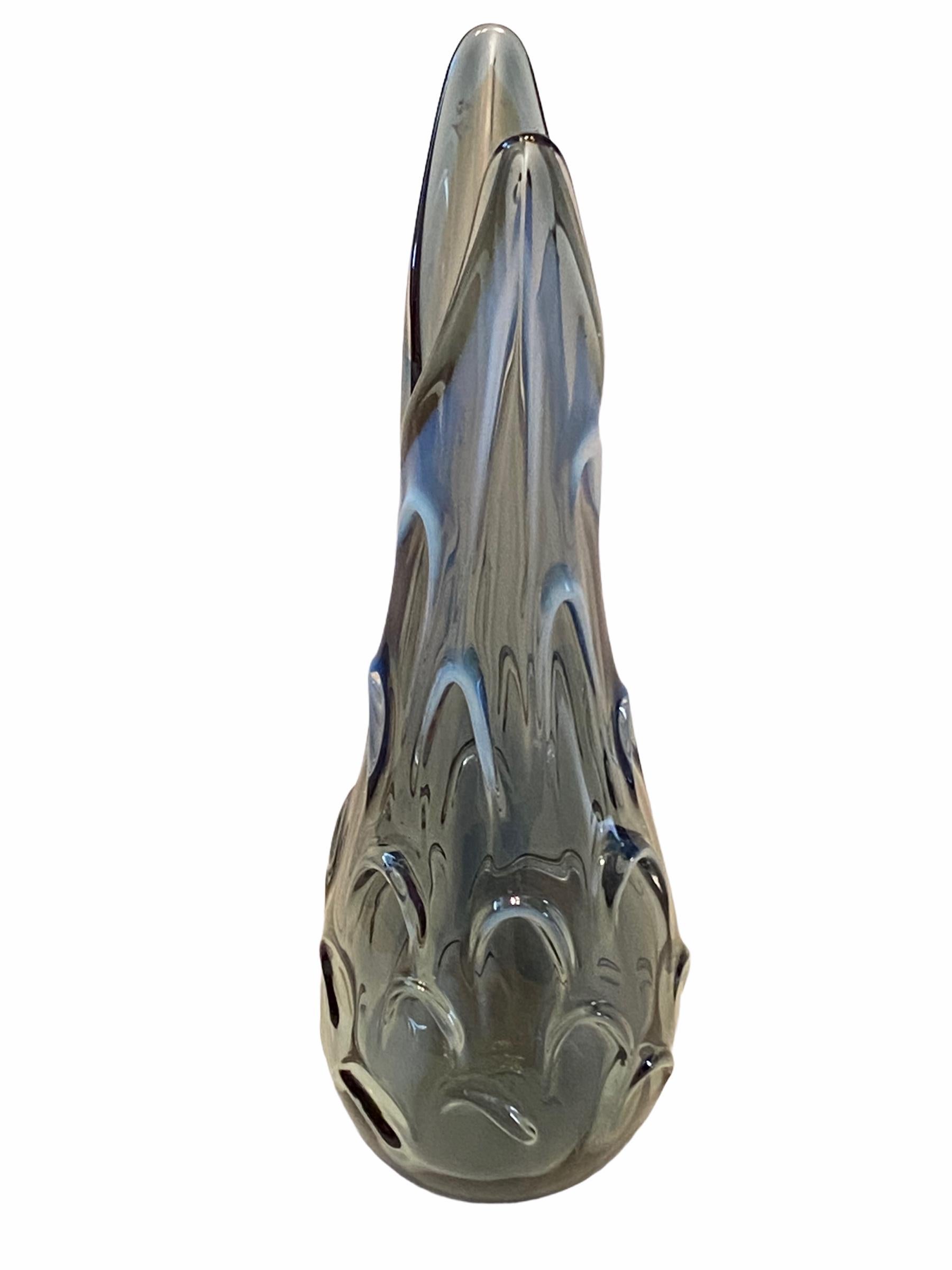 Beautiful Murano hand blown Italian art glass vase. Created by a Murano glass company. A beautiful piece of art for any room.