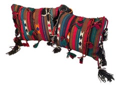 Stunning Large Gypsy Turkish Arabic Oriental Salt or Camel Bag Embroidery Pillow