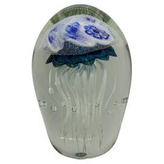 Stunning Large Jelly Fish Murano Italian Art Glass Aquarium Rare Showpiece