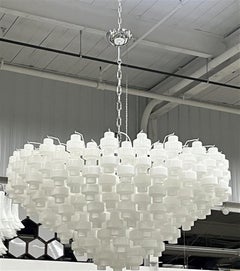 Stunning Large Murano Barbell Chandelier