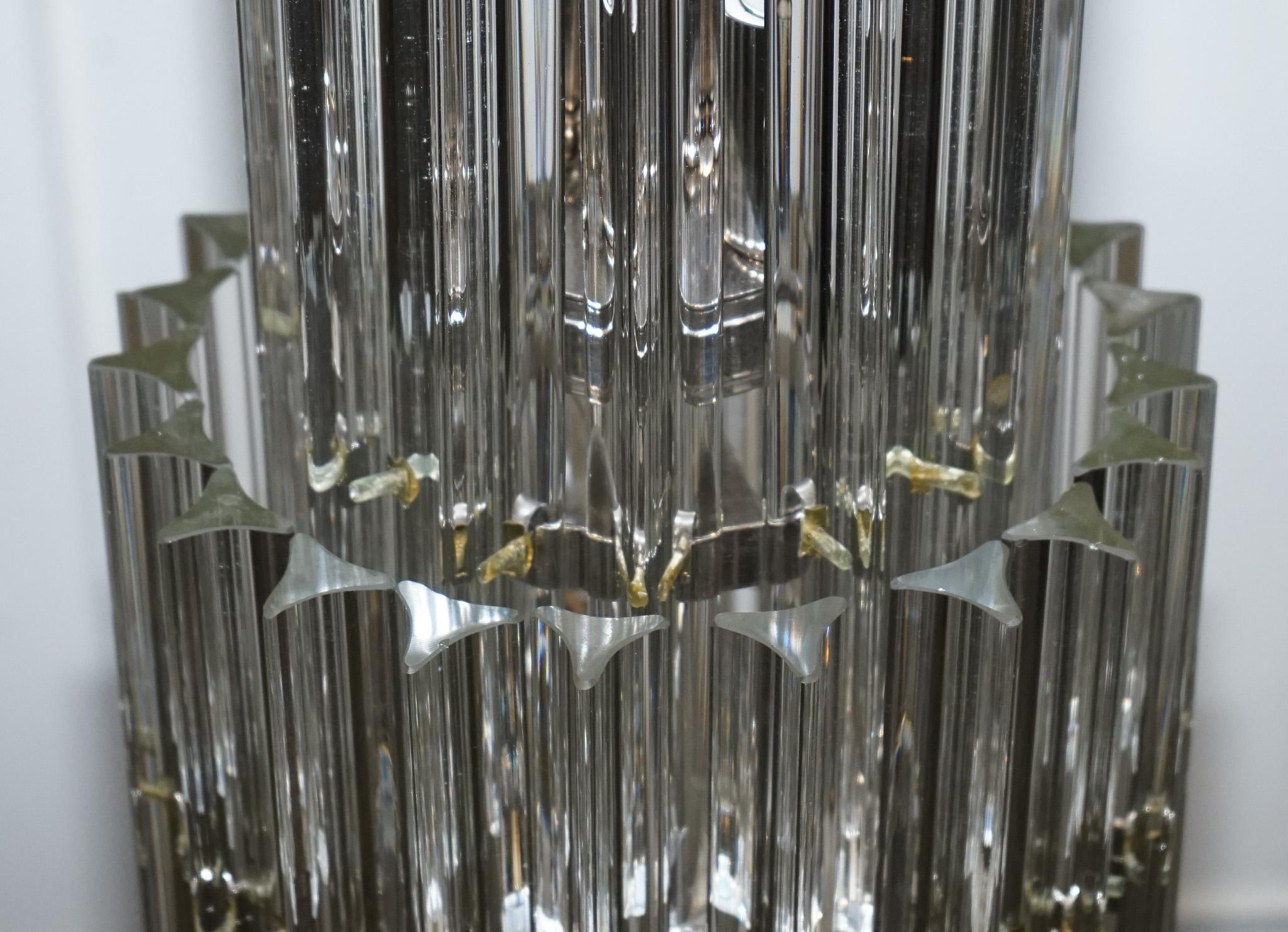 STUPEFACENTE VETRO DI MURANO DI GRANDI DIMENSIONI  Lampada da terra EICHHOLTZ ELDORADO IN STILE ART DECO in vendita 4