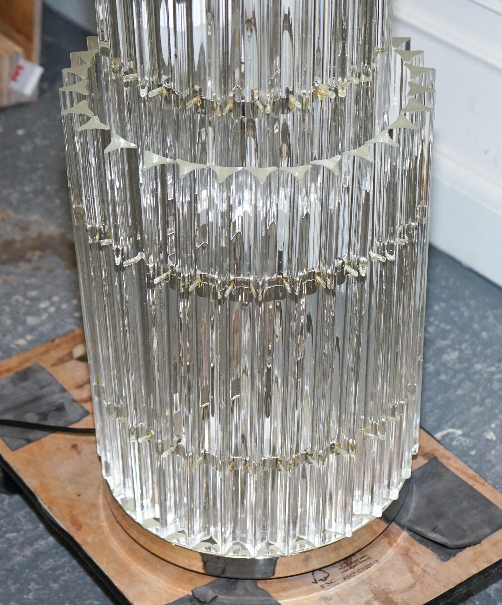 STUPEFACENTE VETRO DI MURANO DI GRANDI DIMENSIONI  Lampada da terra EICHHOLTZ ELDORADO IN STILE ART DECO in vendita 2