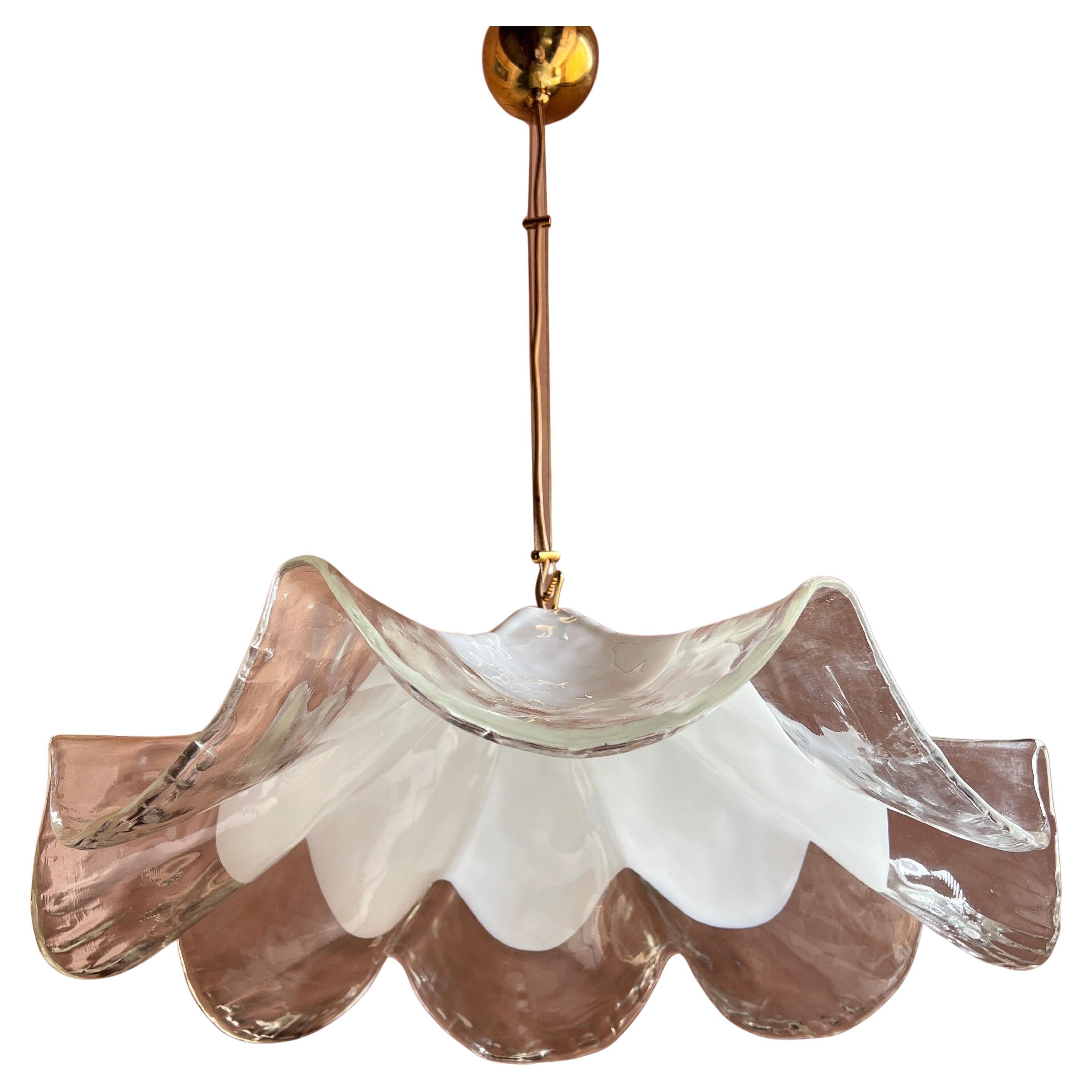 Stunning Large Murano Glass Pendant by La Murrina 1970s