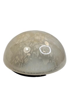 atemberaubende große Murano Glass Sommerso Flush Mount Deckenleuchte, 1980er Jahre