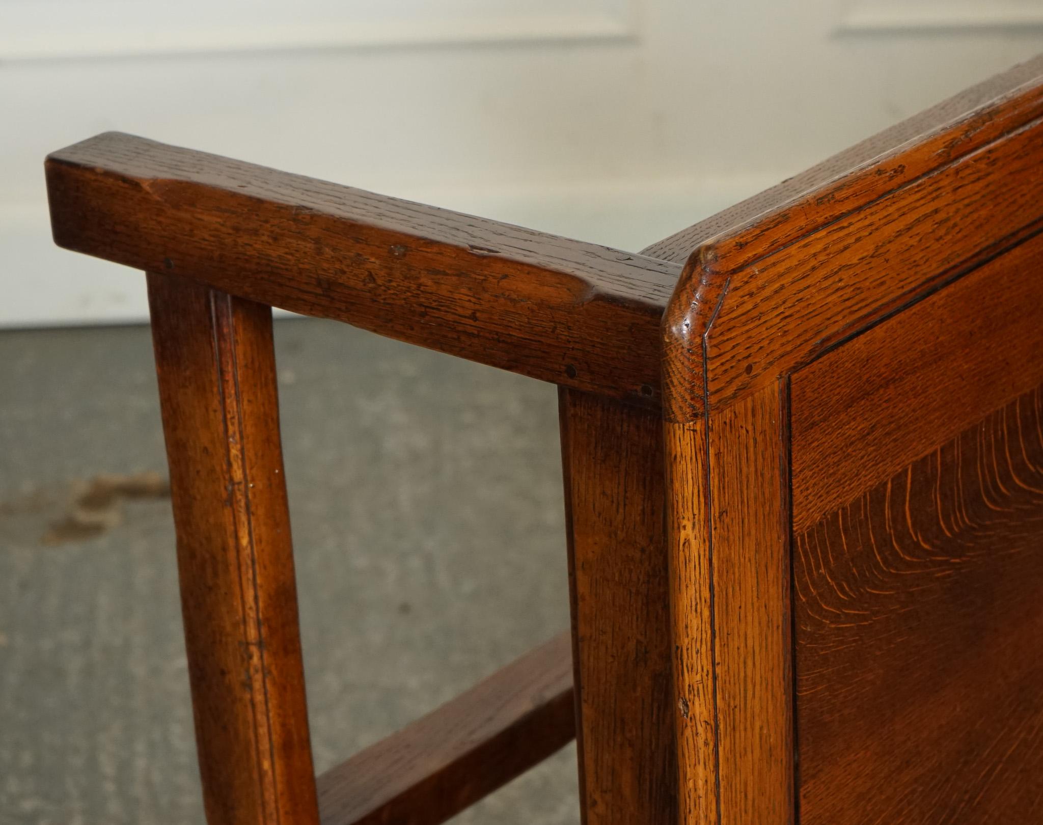 Grande table COFFEE VINTAGE EN OAK AVEC NICE FRANÇON EN OAK GRAiN ET FRAME H en vente 3
