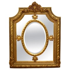 Impresionante Gran Espejo de Pared Ornamentado