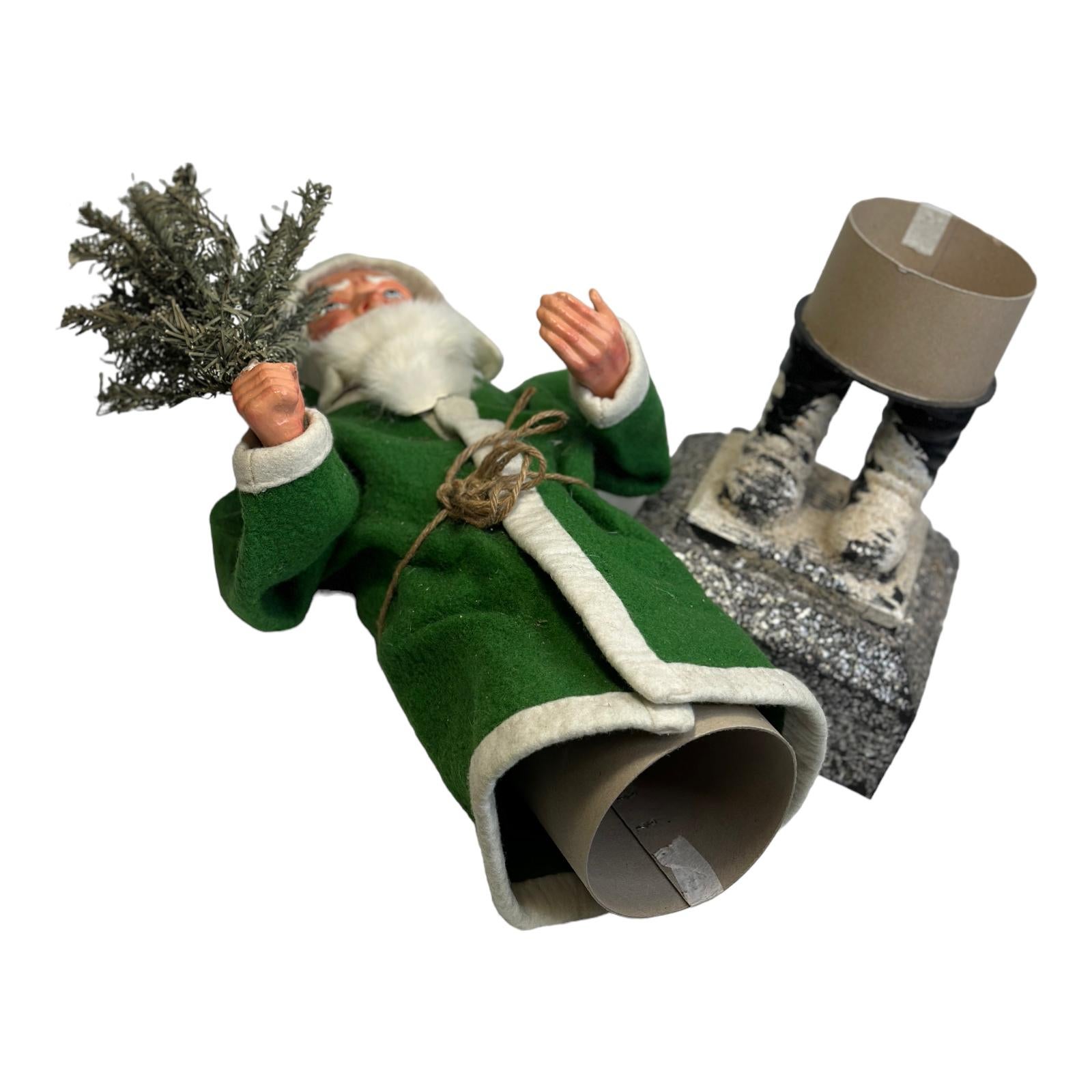 Stunning Large Santa Claus Belsnickel Candy Container German Christmas, Vintage For Sale 4