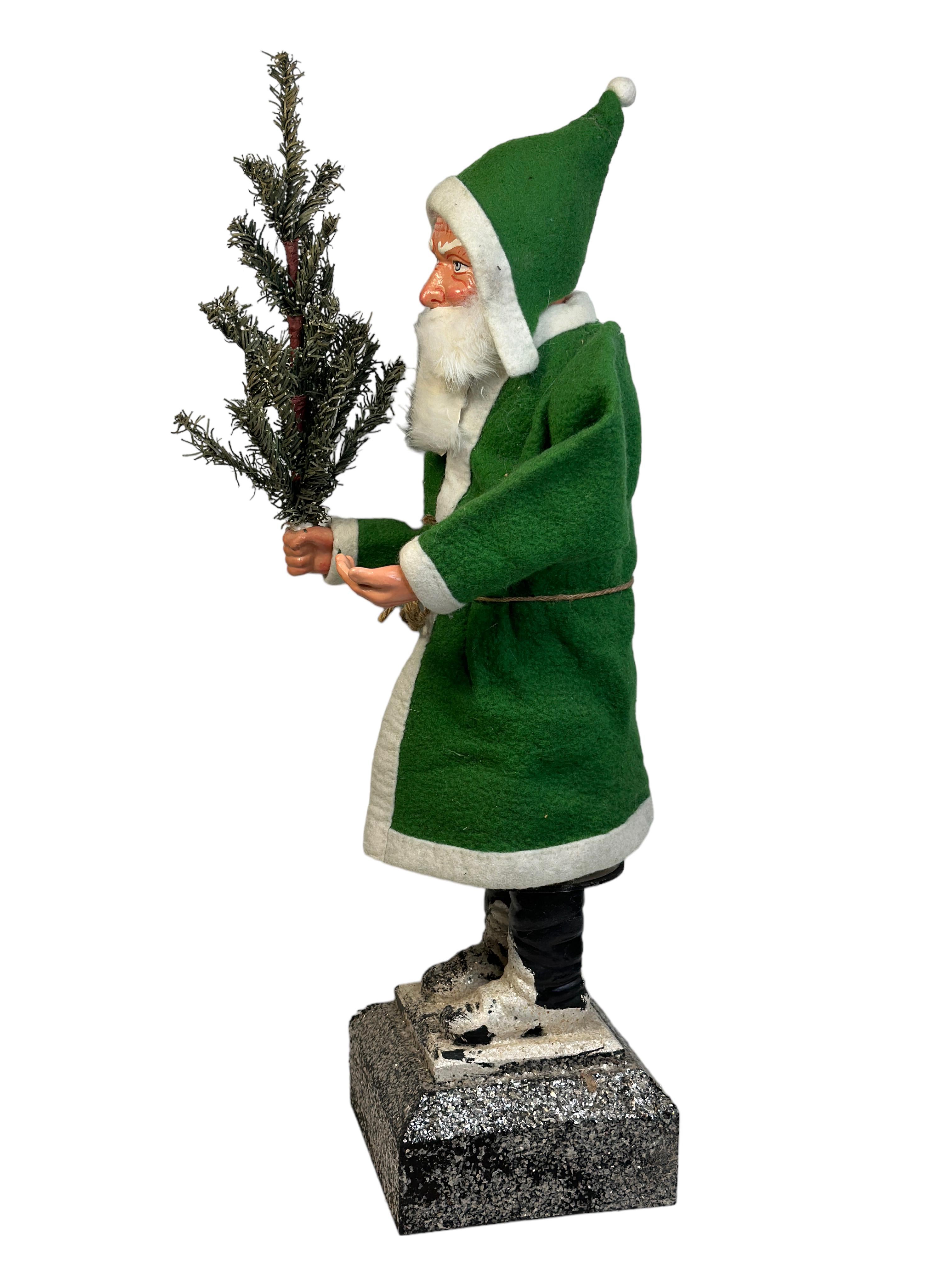 20th Century Stunning Large Santa Claus Belsnickel Candy Container German Christmas, Vintage For Sale