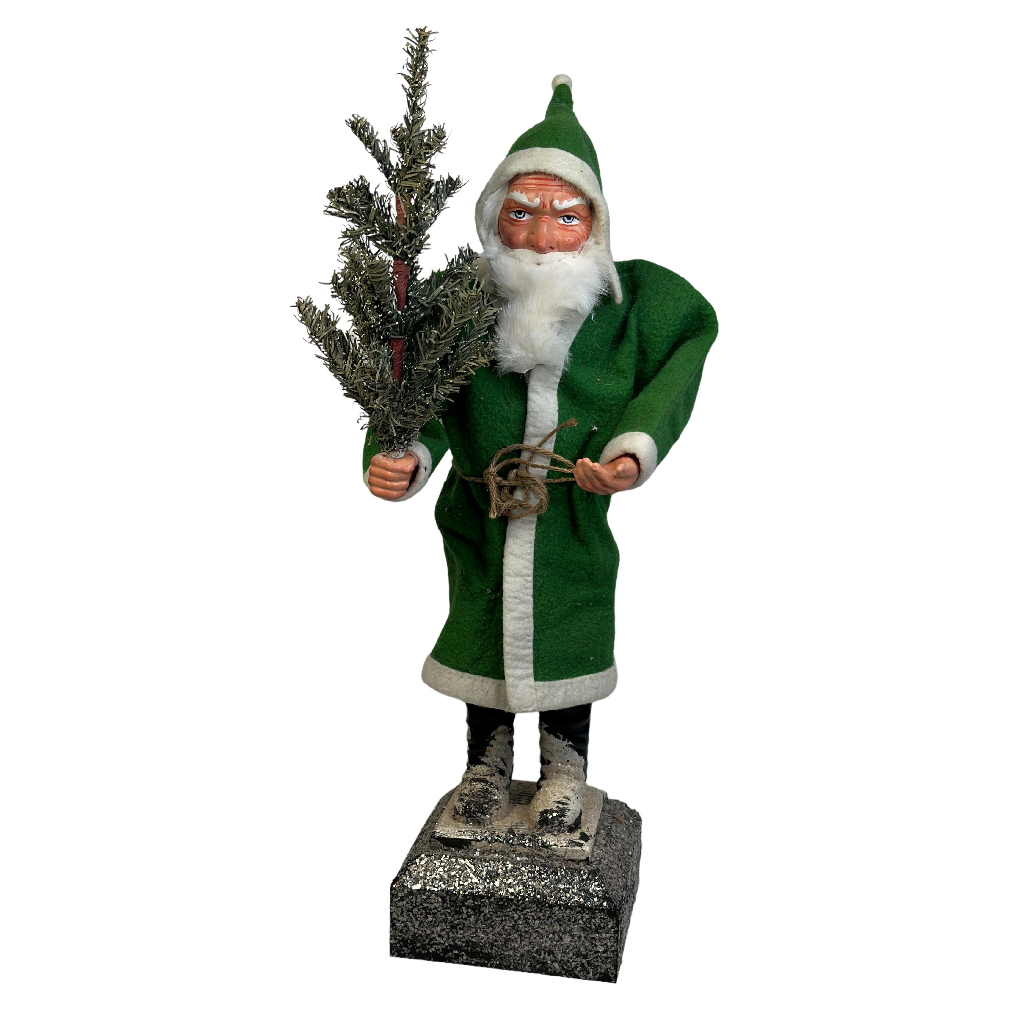 Stunning Large Santa Claus Belsnickle Candy Container German Christmas, Vintage  For Sale
