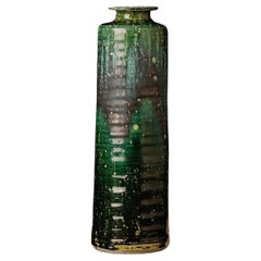 Stunning large Shigaraki ceramic vase by renowned artist Kandagawa Toshiro