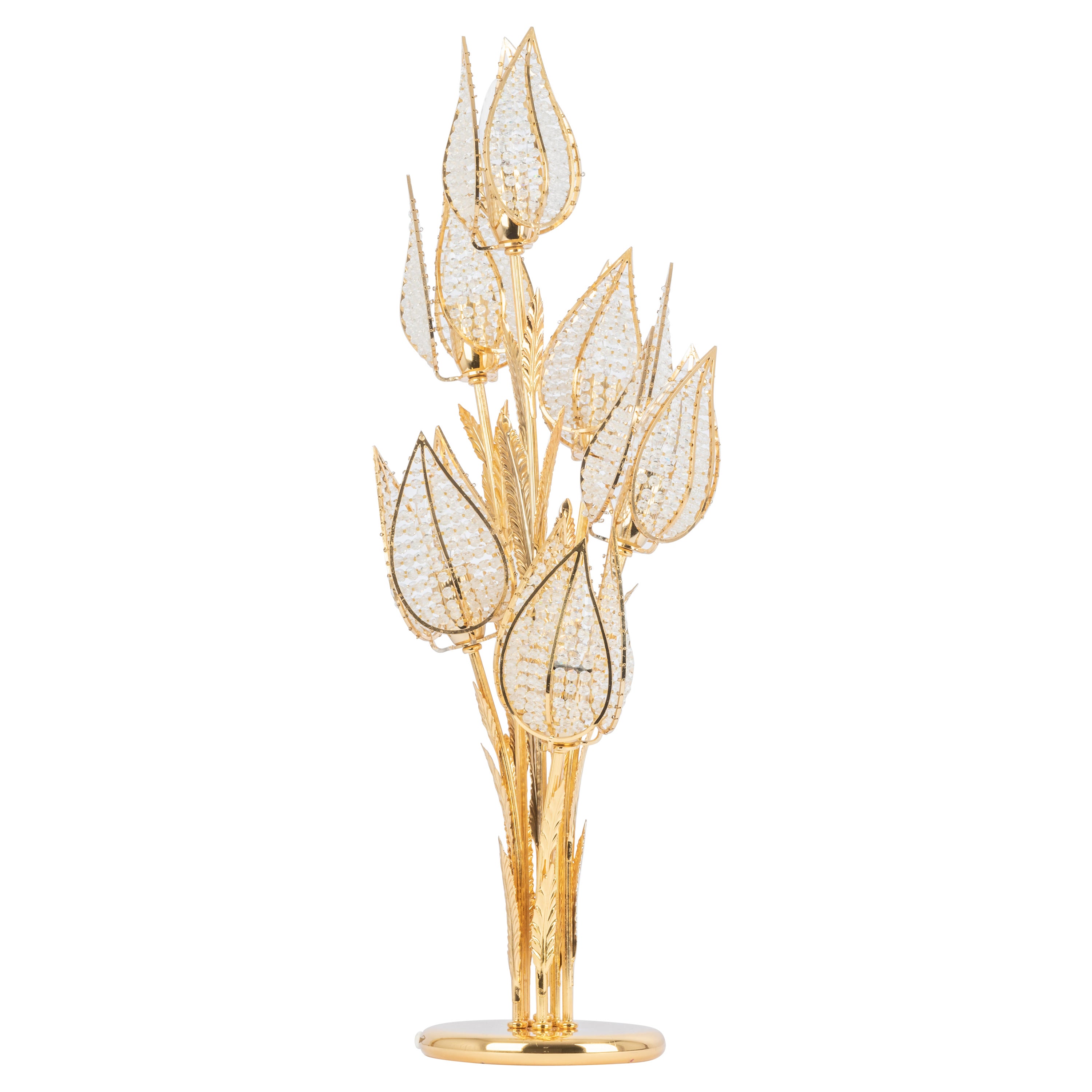Atemberaubende große Tischlampe von Palwa, Deutschland, 1970er Jahre