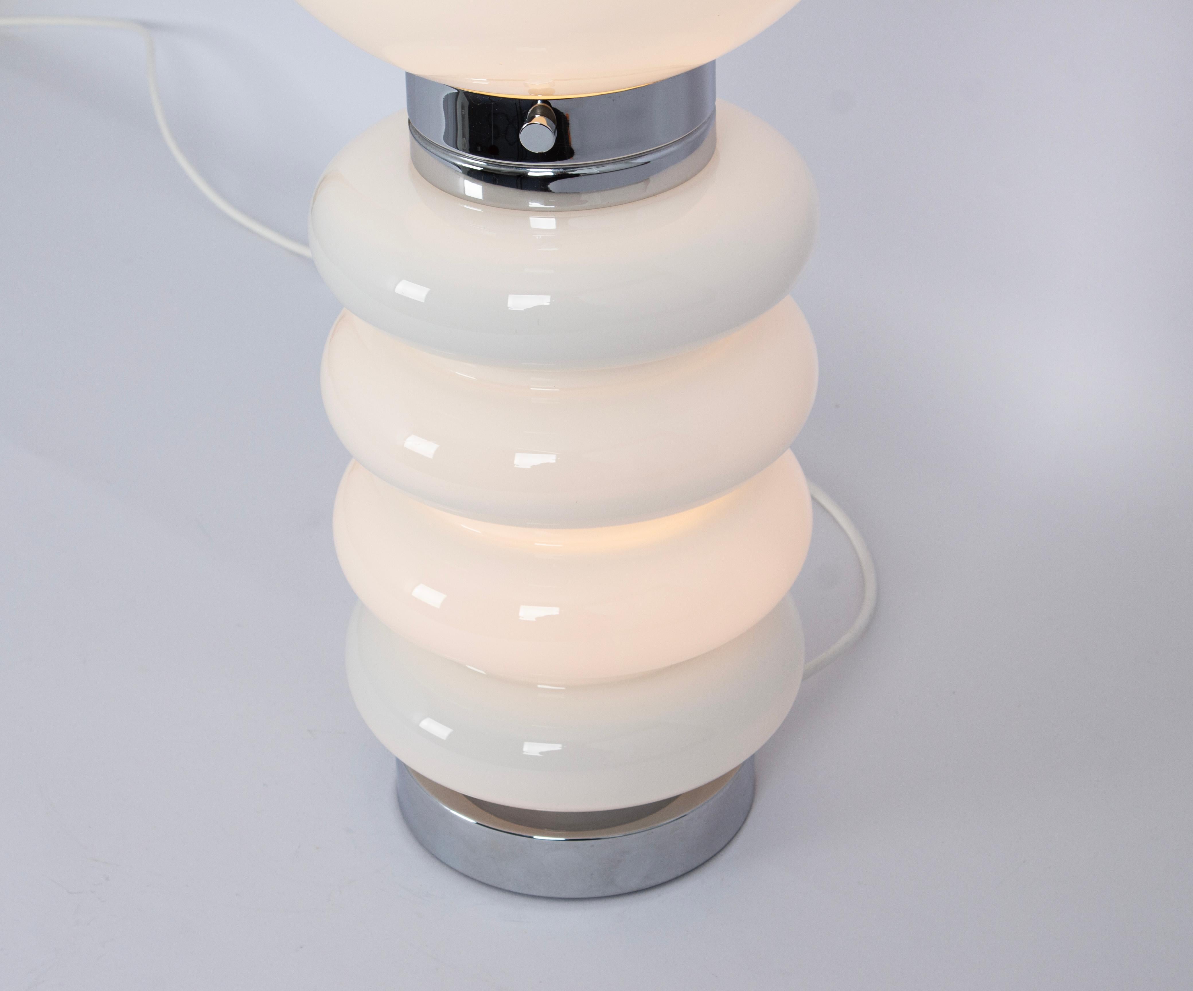 Stunning large Table Lamp in style of Carlo Nason, 1970s For Sale 1