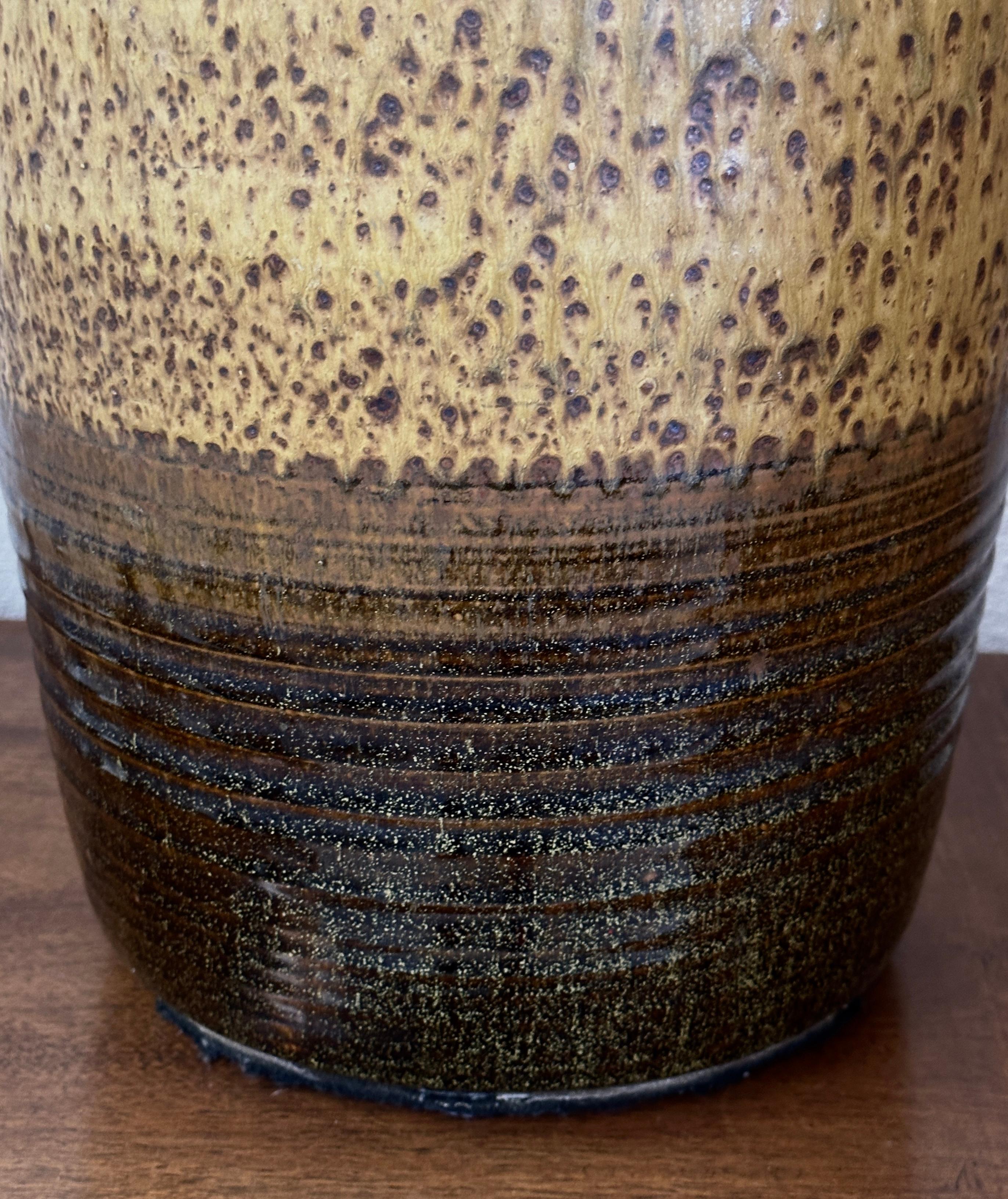 Unknown Stunning Large Weed Pot Stoneware For Sale