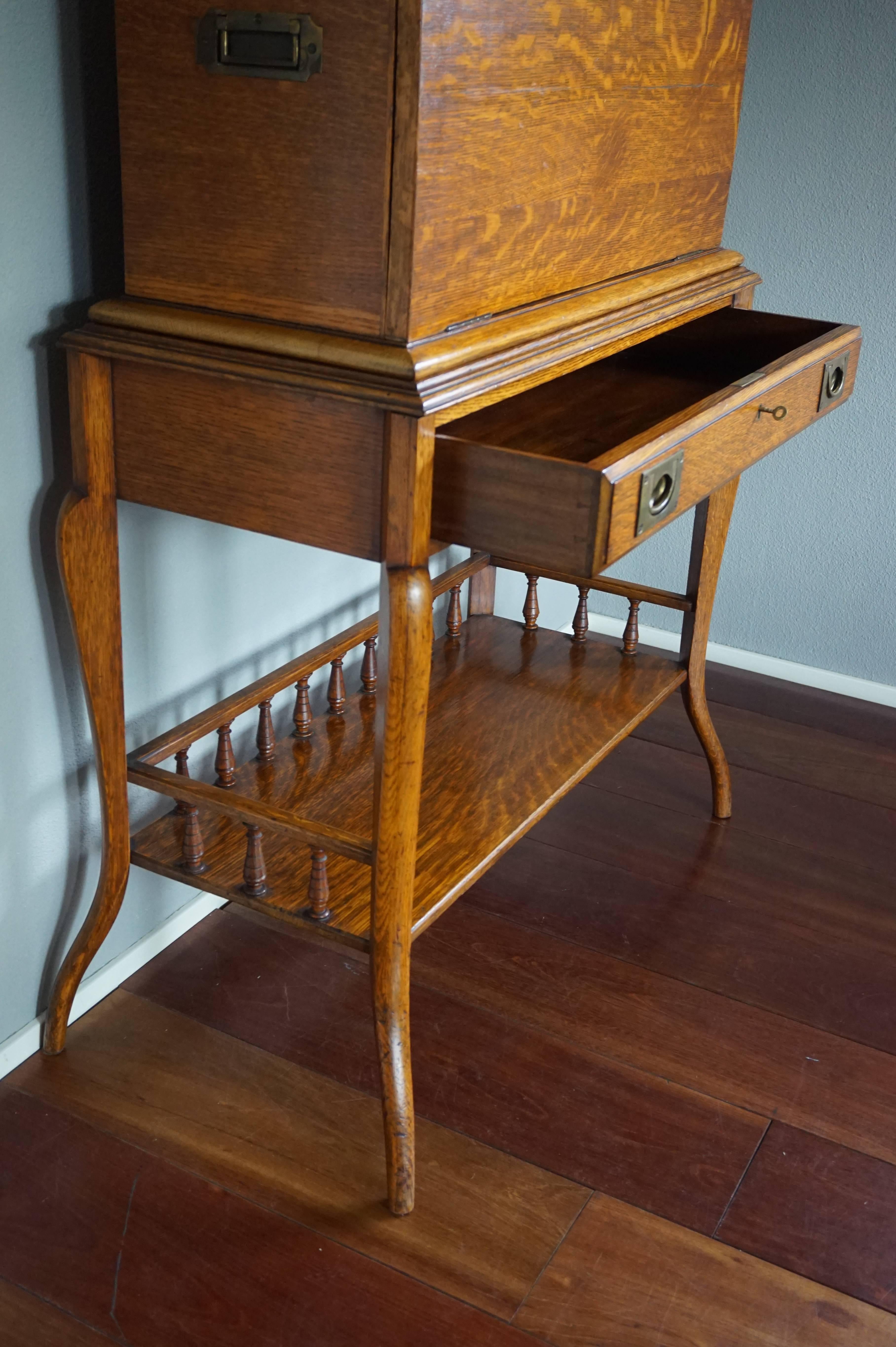 Stunning Late 19th Century Campaign or Travelers Desk Attr. to Thomas Potter For Sale 5