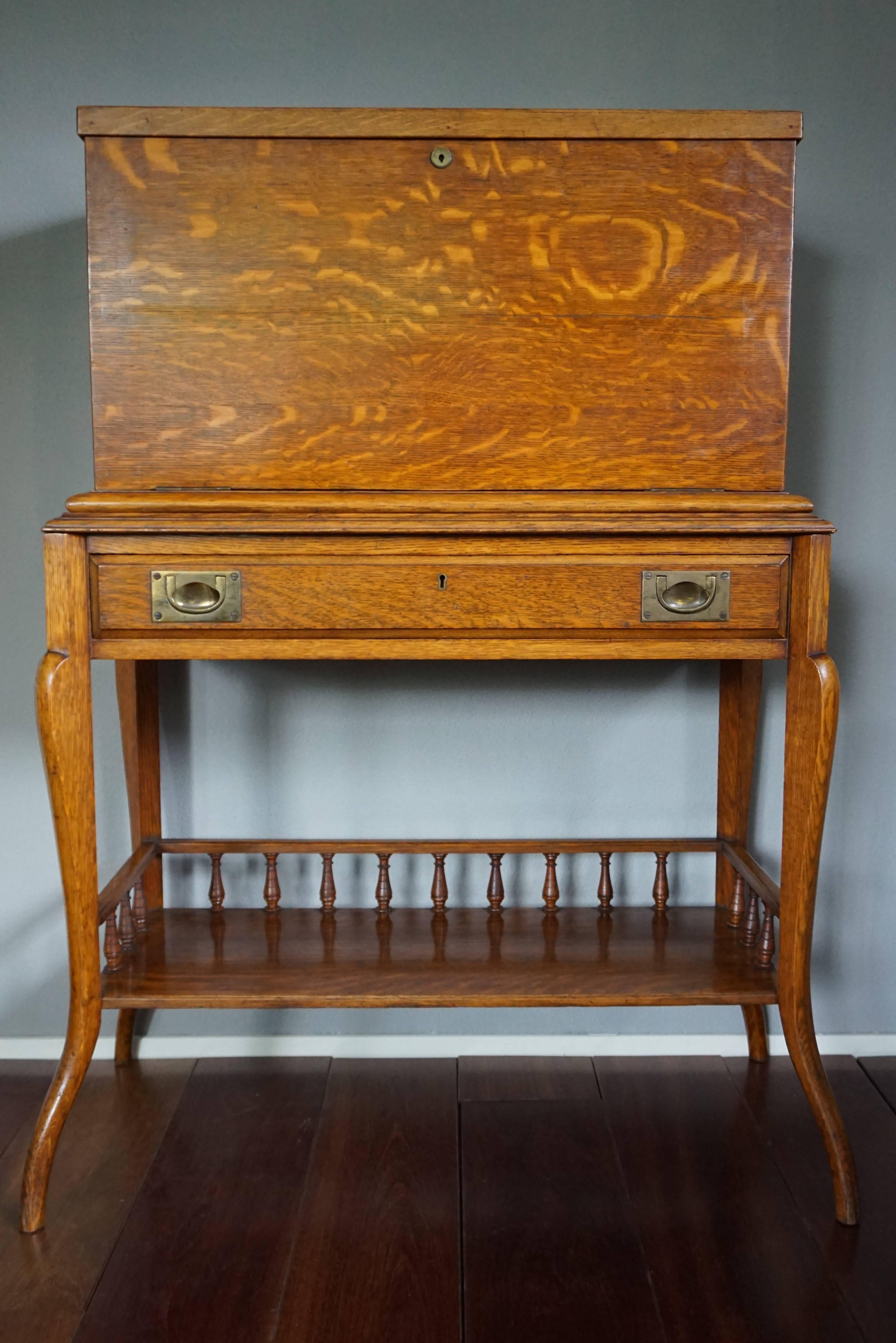 Stunning Late 19th Century Campaign or Travelers Desk Attr. to Thomas Potter For Sale 6