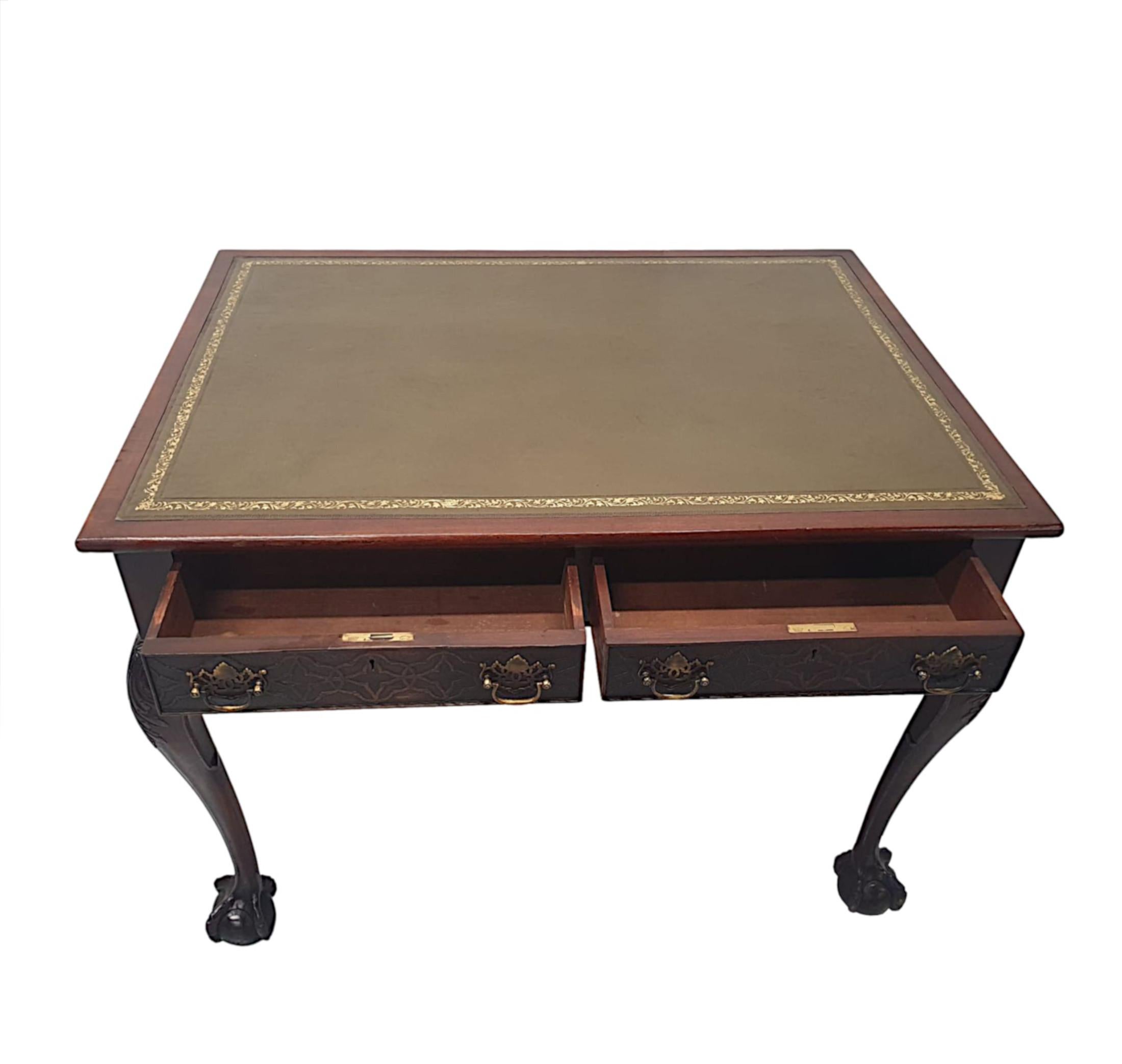 Stunning Late 19th Century Desk in the Thomas Chippendale Manner For Sale 7