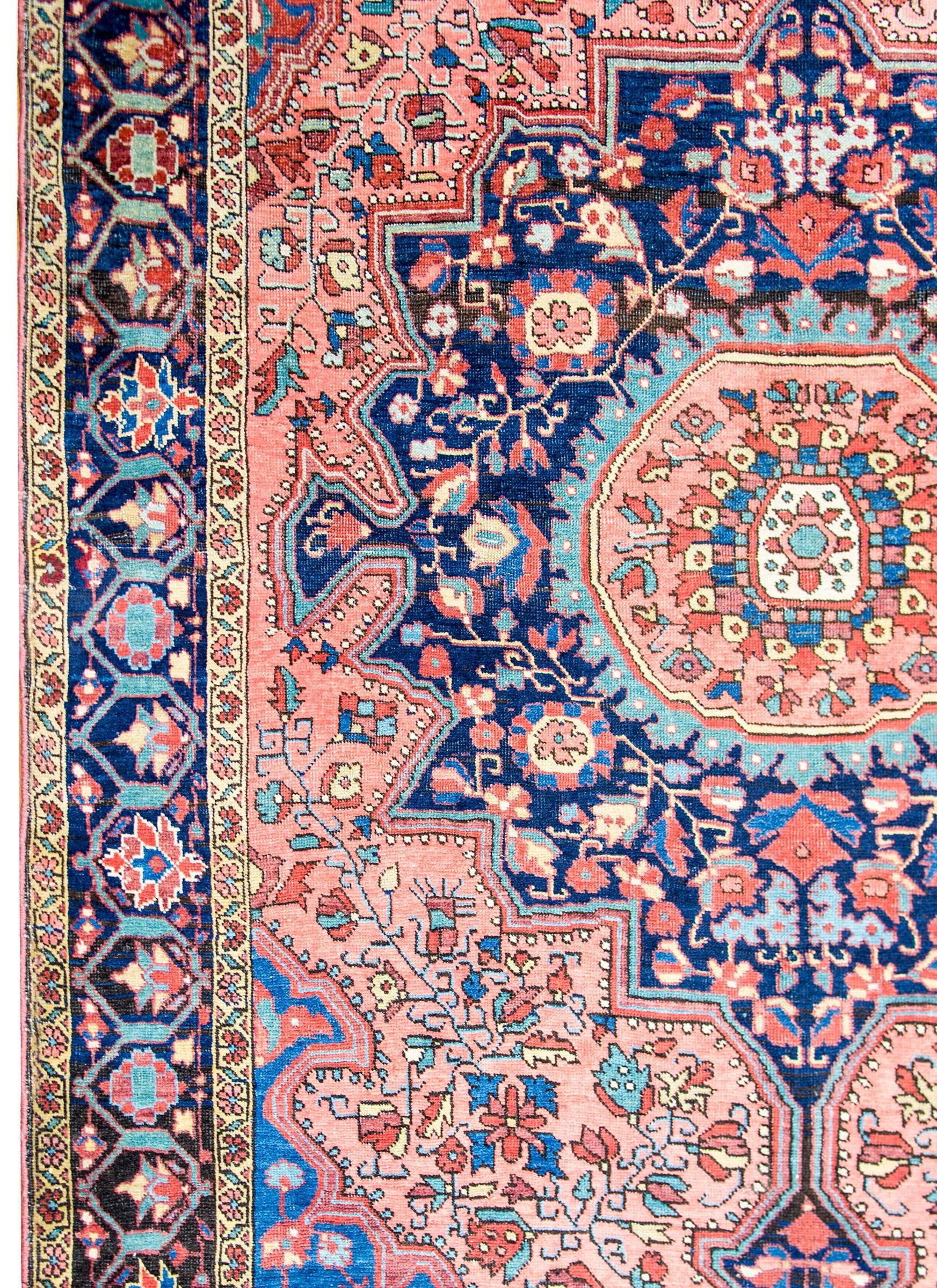 Persian Stunning Early 20th Century Sarouk Farahan Rug For Sale