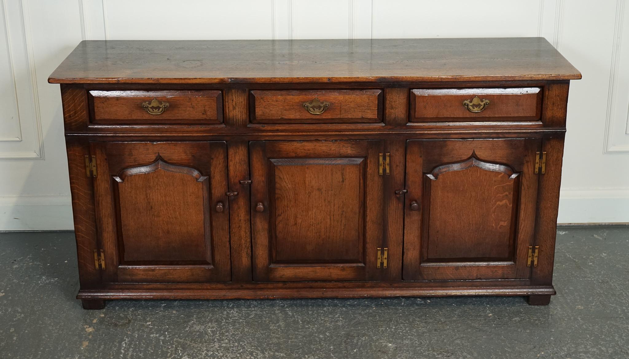 20th Century STUNNING LATE 20TH CENTRY TiTCHMARSH & GOODWIN SOLID OAK DRESSER SIDEBOARD J1