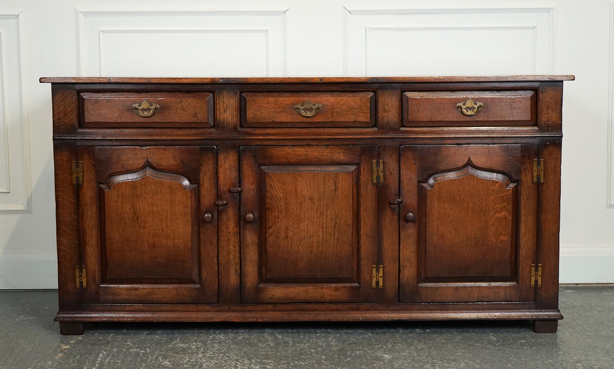 STUNNING LATE 20TH CENTRY TiTCHMARSH & GOODWIN SOLID OAK DRESSER SIDEBOARD J1 1