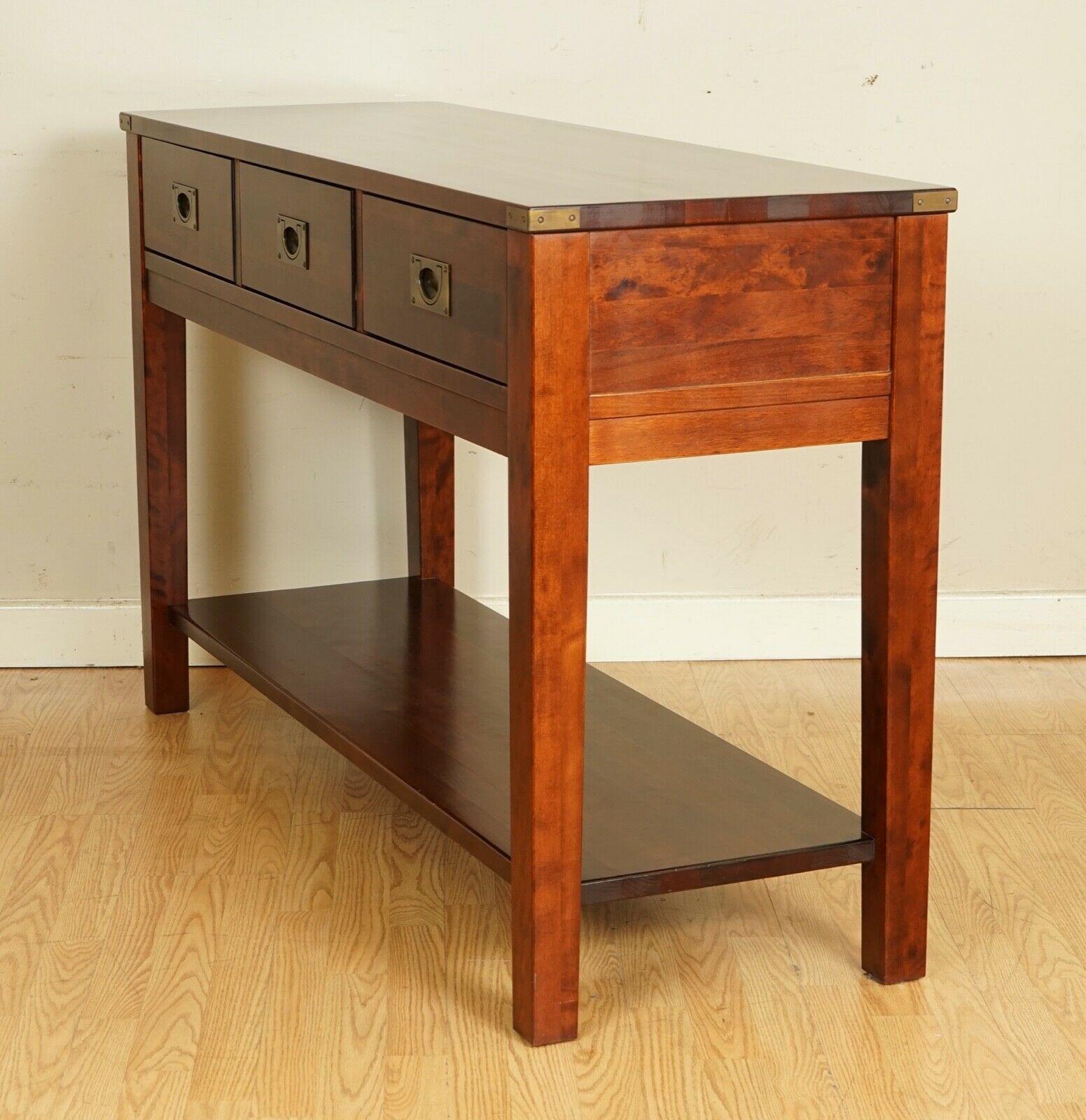 Stunning Laura Ashley Chaldon Military Campaign Sideboard Console Table 1