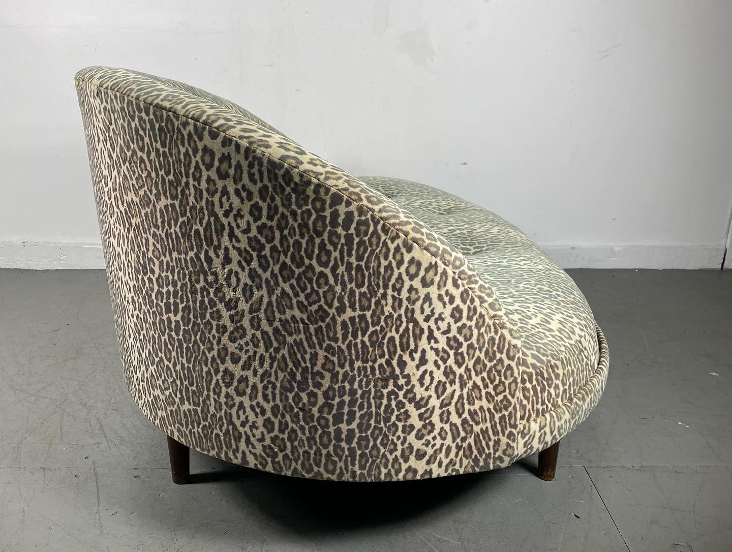 animal print chaise lounge