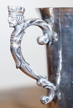 Stunning Liberty's & Co Antique Silver Plated Tankard Cup with King Handle