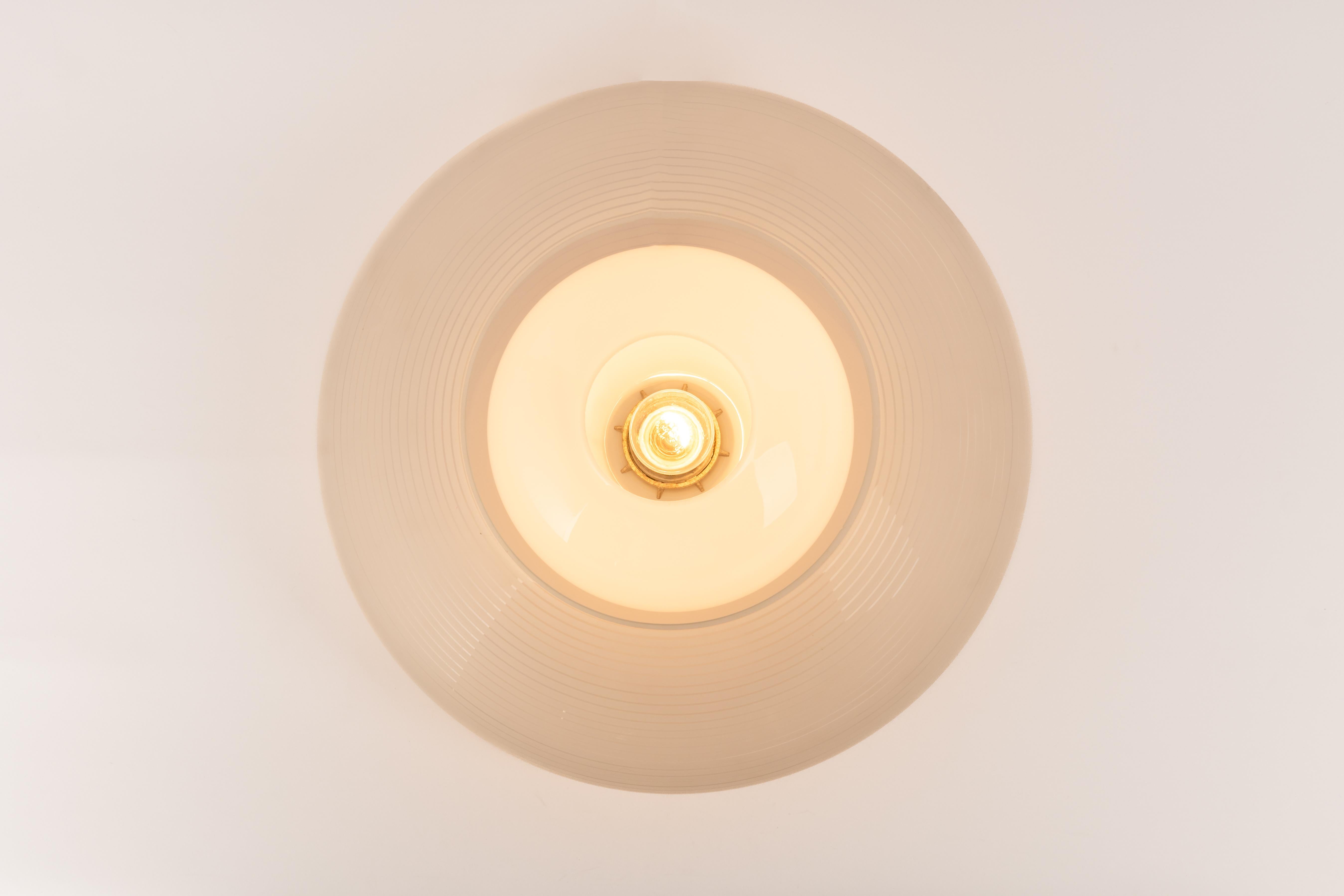 Mid-20th Century Stunning Light Fixture Designed by Wagenfeld Peill & Putzler, Juno, Germany, 50s