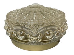 Stunning Limburg Style Bubble Glass Flush Mount Ceiling Light, 1960s