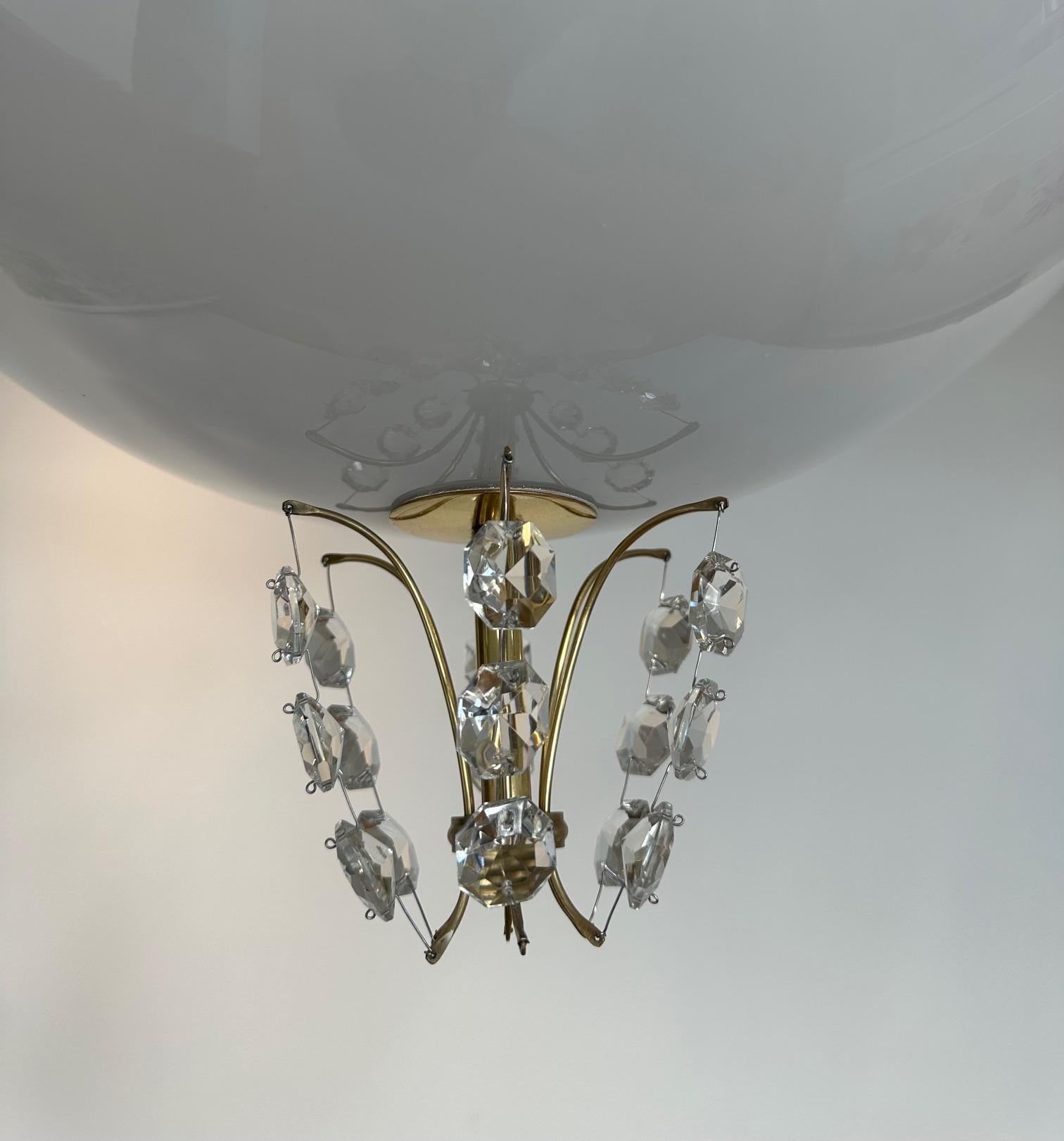Stunning Lisa Johansson-Pape Chandalier,  1940s In Good Condition For Sale In Espoo, FI