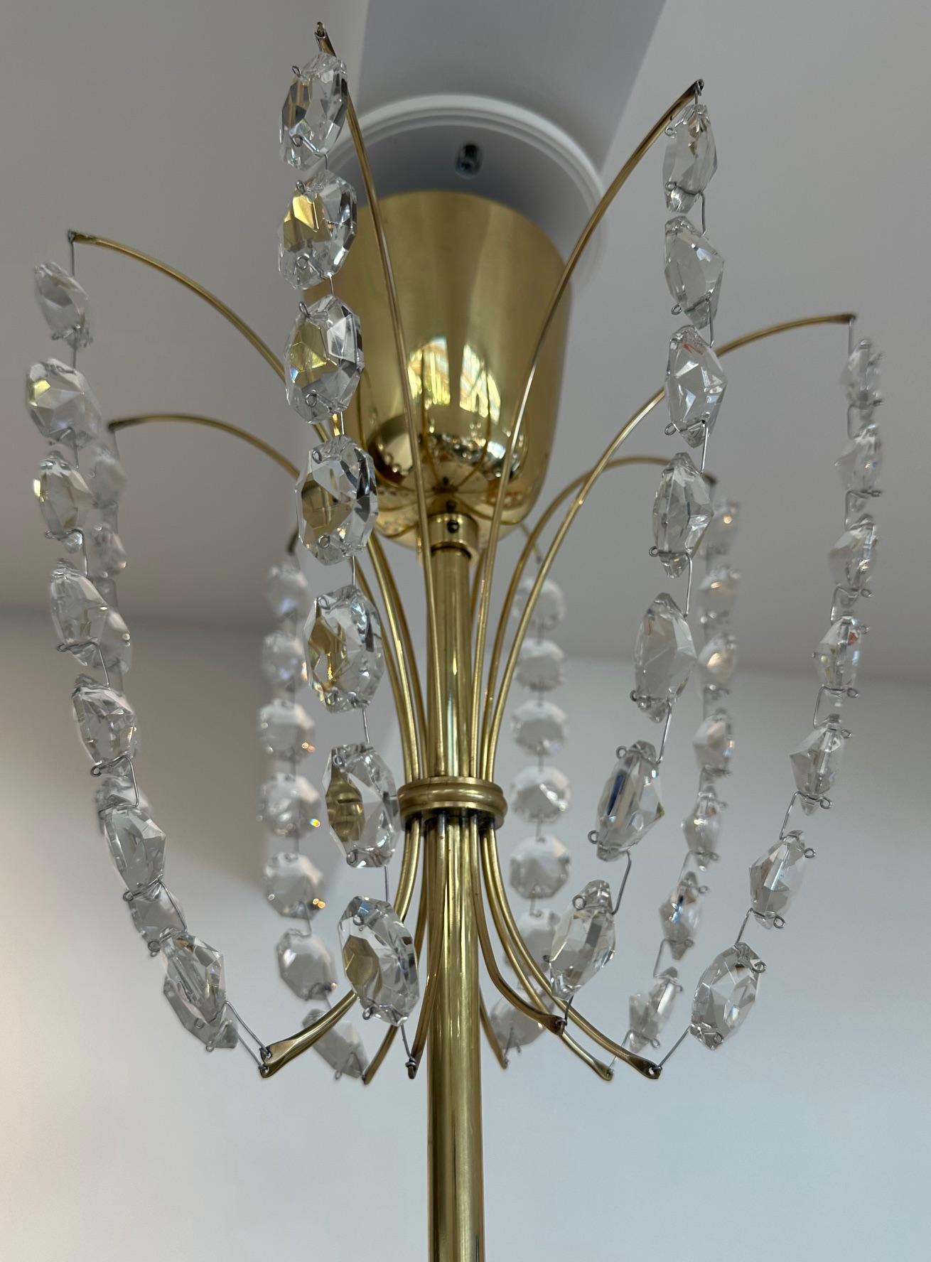 Mid-20th Century Stunning Lisa Johansson-Pape Chandalier,  1940s For Sale