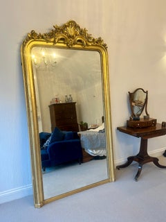 Stunning Louis XVI French Gilt Mirror