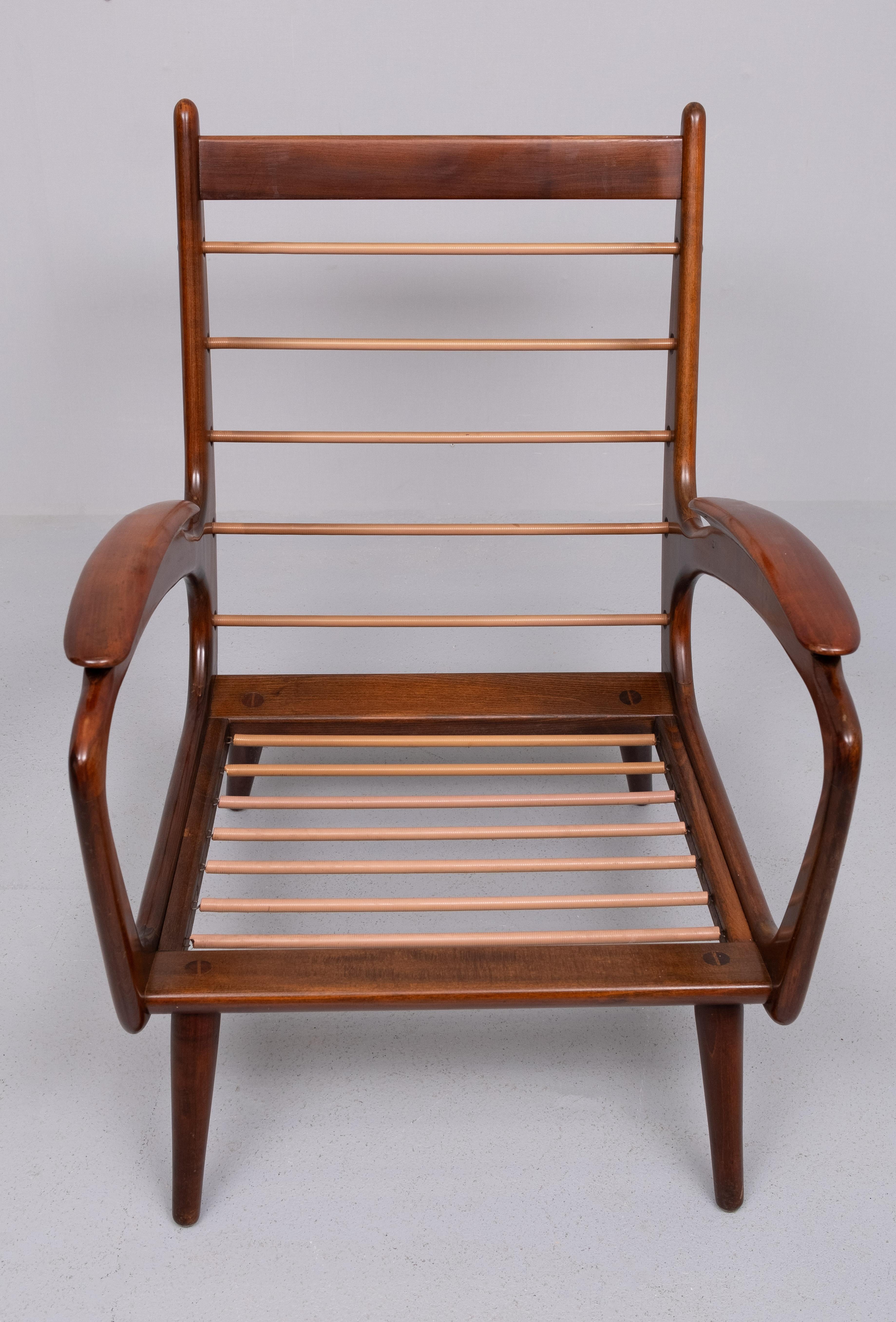 Stunning Lounge Chair  by  De Ster Gelderland  1950s  Holland 1