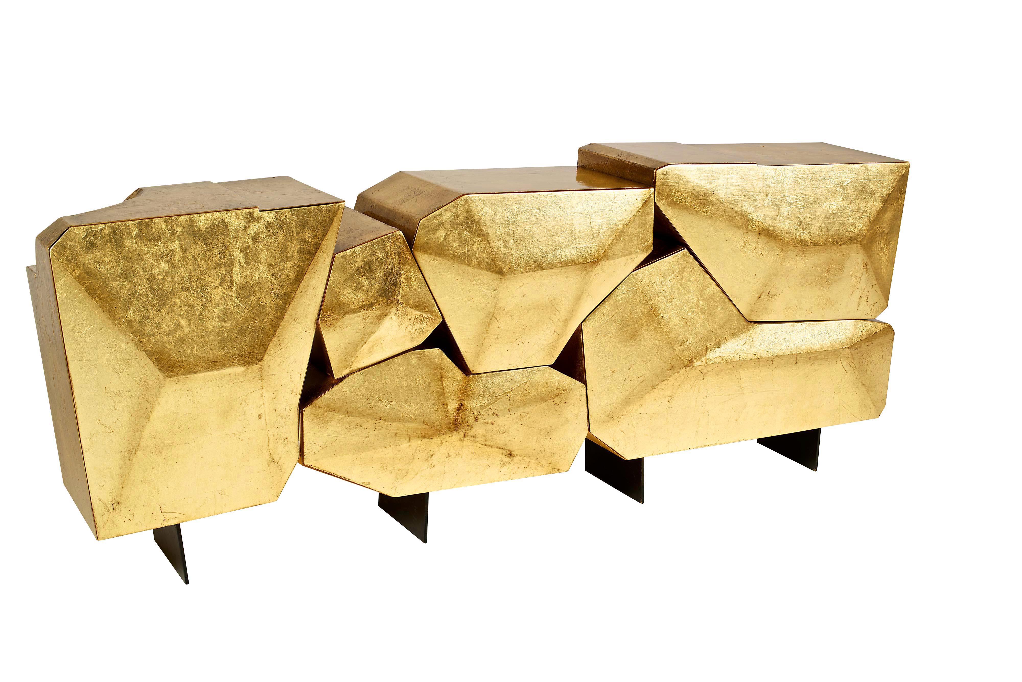 gold sideboard