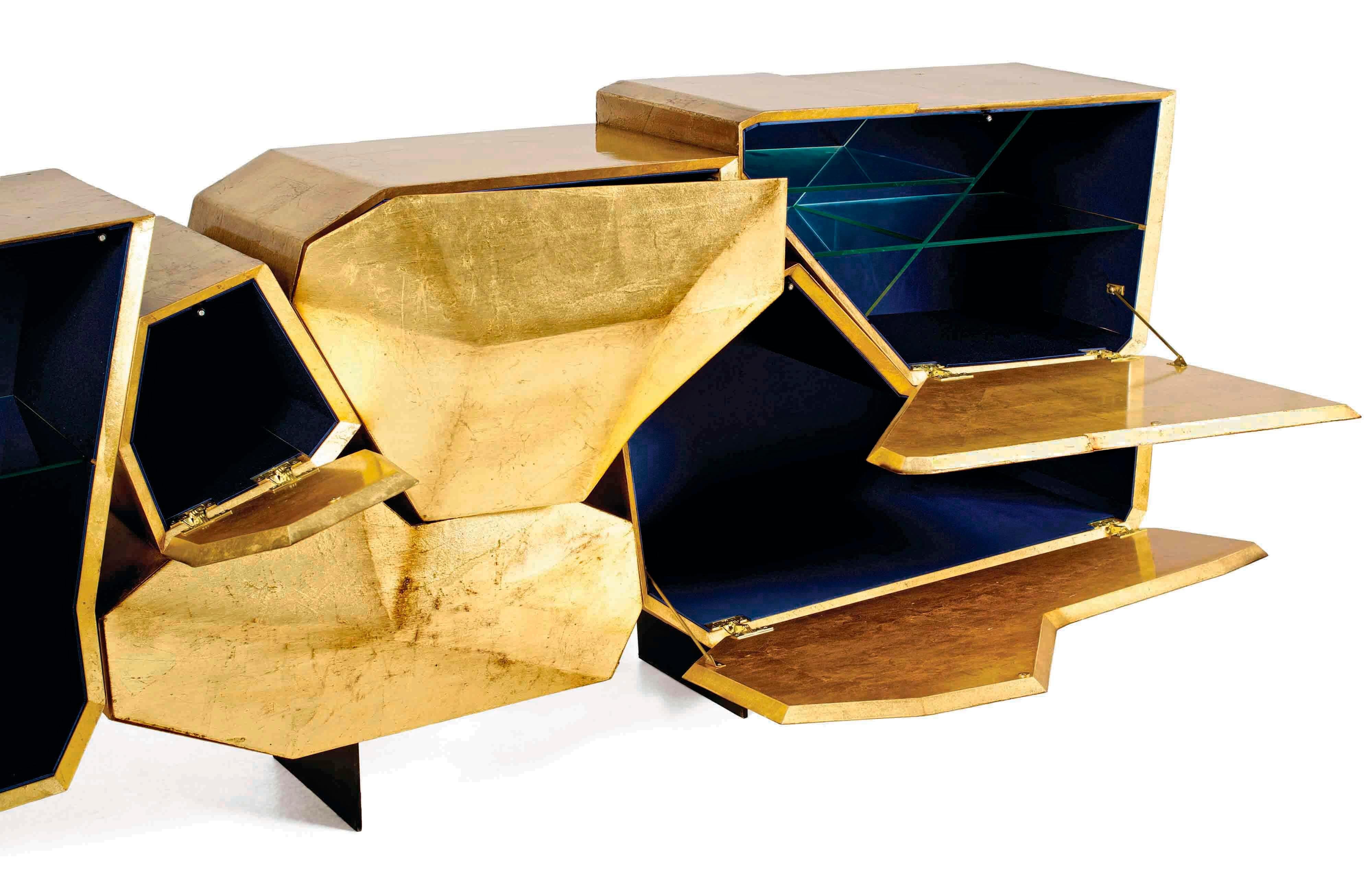 modern sideboard gold