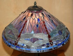 STUNNiNG LUXURY REPRODUCTION TIFFANY & CO NEW YORK DRAGON FLY TABLE LAMP