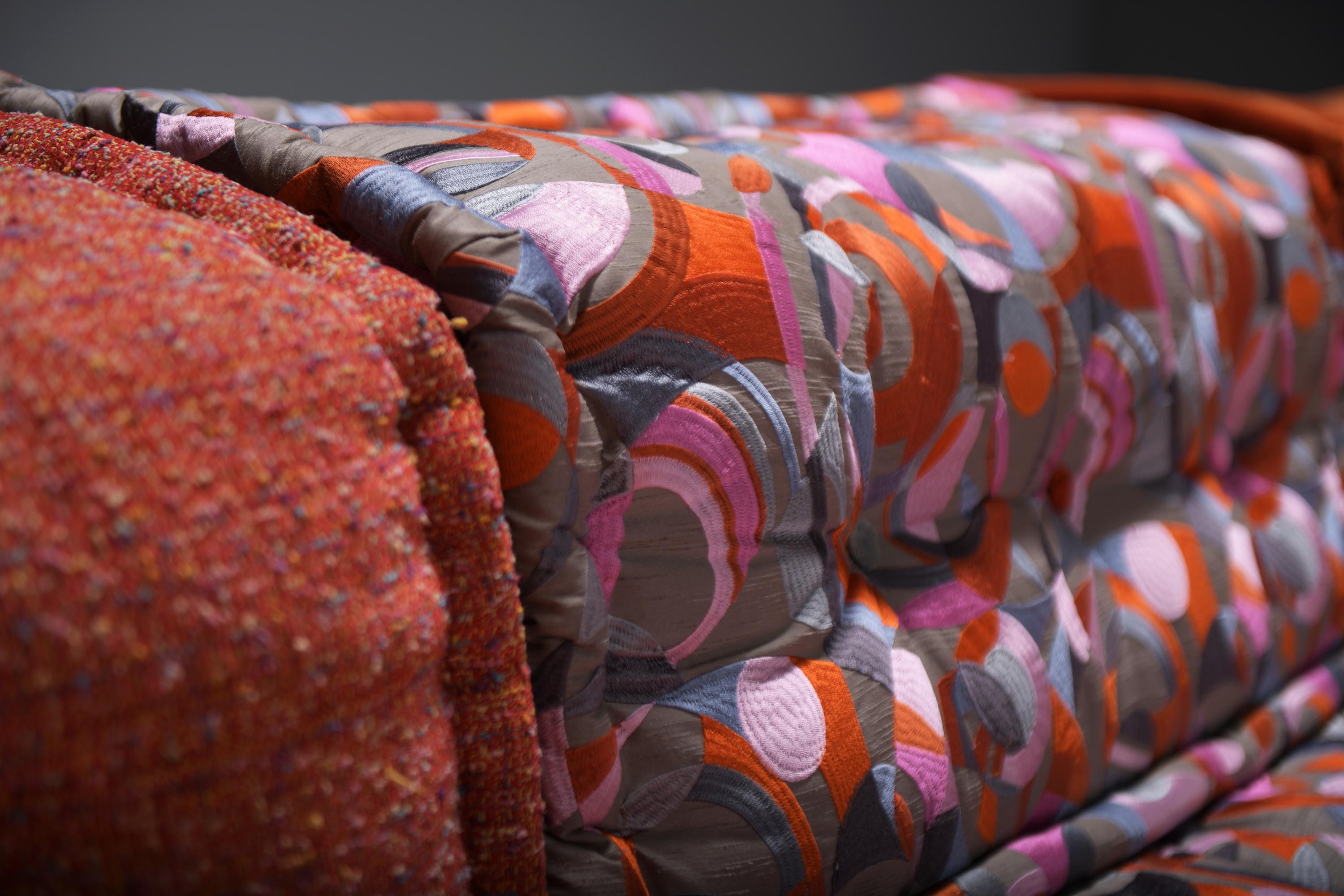 Superbe ensemble modulaire Mah Jong « Missoni » de Hans Hopfer pour Roche Bobois France 1