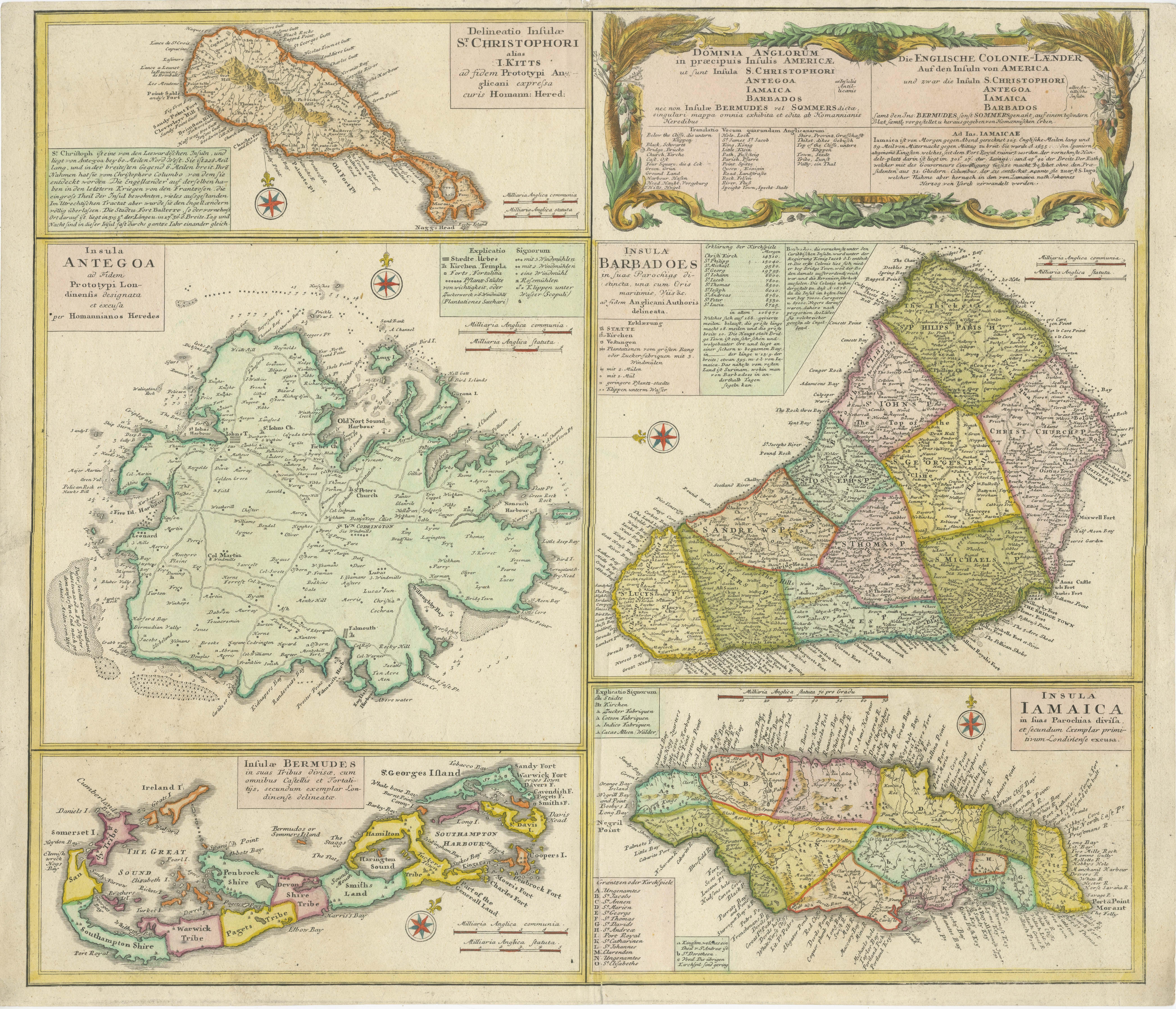 barbados and jamaica map