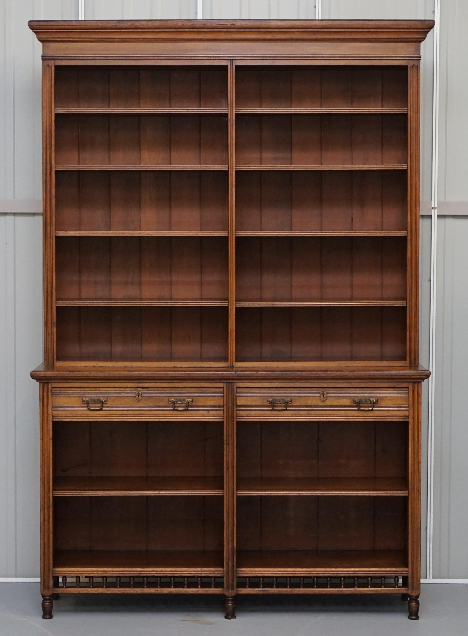 Wimbledon-Furniture

Wimbledon-Furniture is delighted to offer for sale lovely solid English oak Maple & Co stamped Library bookcase with height adjustable shelves

Please note the delivery fee listed is just a guide, it covers within the M25 only,