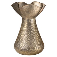 Stunning Martelé Iridescent Blown Glass Vase by Wilhelm Kralik Sohne